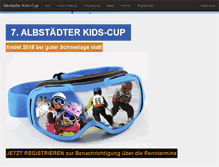 Tablet Screenshot of albstaedter-kids-cup.wsv-pfeffingen.de